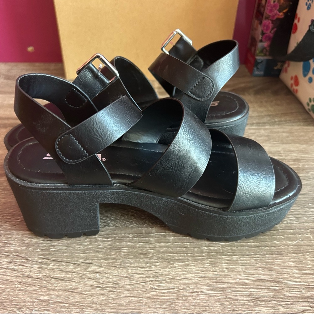 Soda Block Heel Sandals